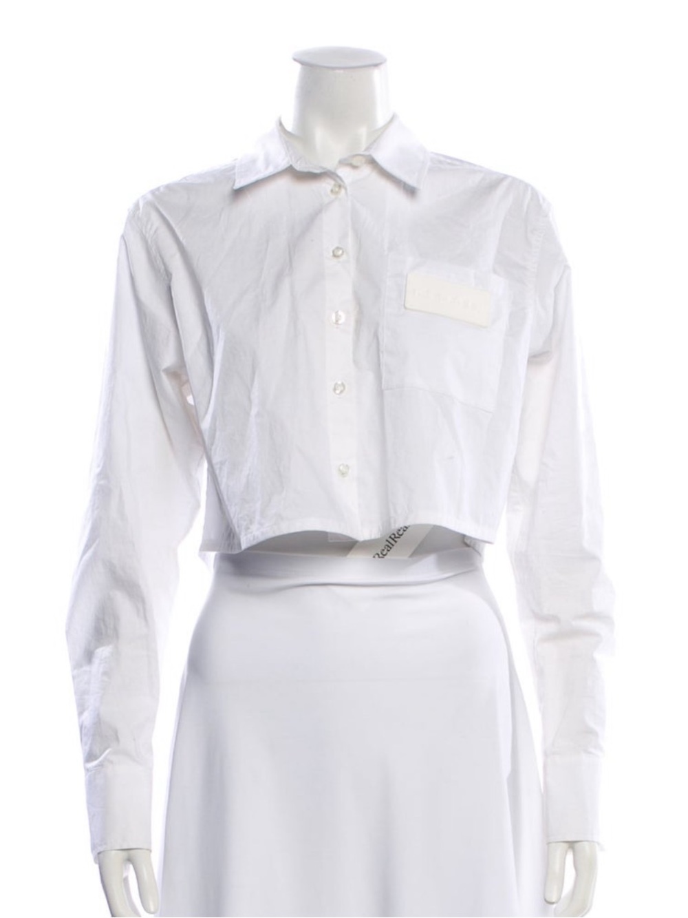 REMAIN Birger Christensen Button-Up cropped top